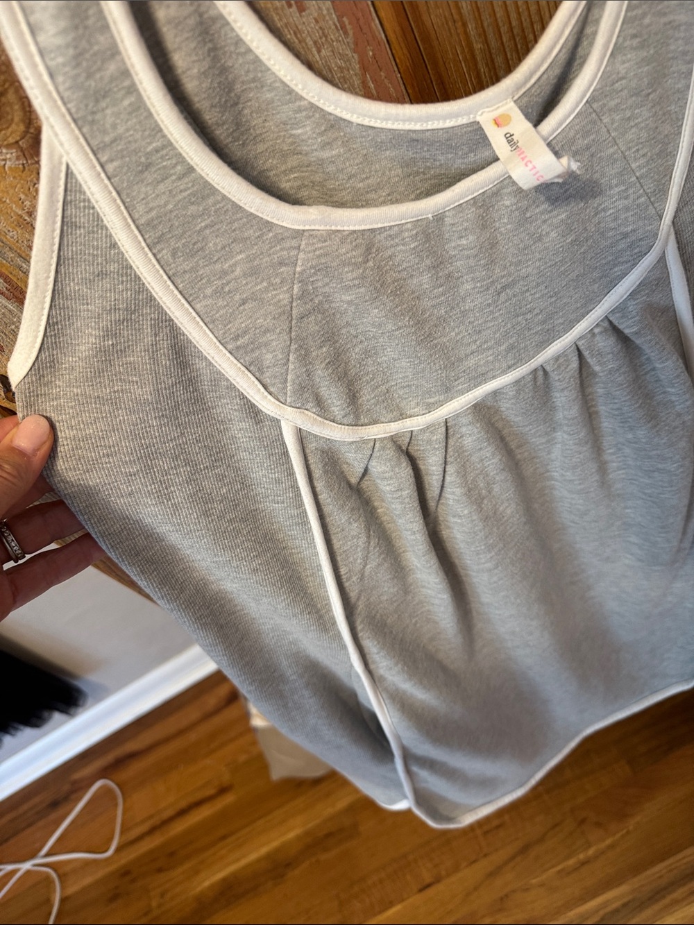 Anthropologie Daily Practice Women’s Play Dress with White Trim large - Picture 7 of 14